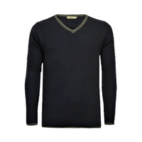 Navy V Neck Sweater Neptune
