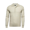 Men´s Cashmere Polo Neck Sweater Porter - Hommard Woolwhite