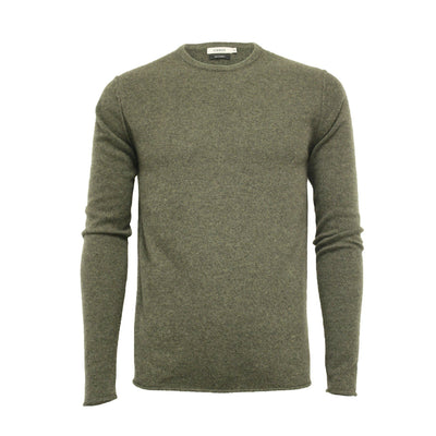 Silver Grey Men´s Cashmere Crew Neck Sweater Ripley - Hommard