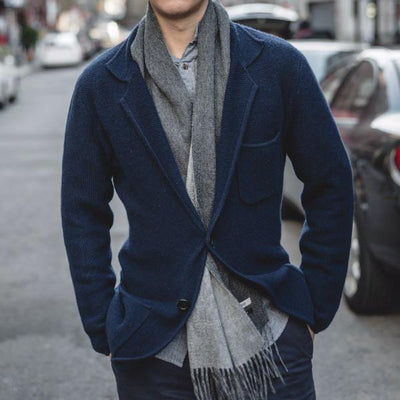 Men´s Cashmere Knitted Jacket Jackson - Hommard