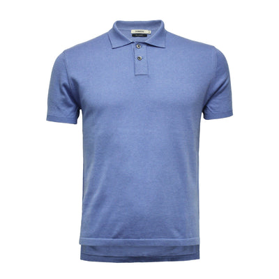 Men´s Cashmere Polo Shirt Hampton in Cotton Cashmere - Hommard