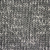 Melange Cashmere V Neck Sweater in Jersey Stitch Grey White detail