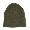 Heavy Seed stitch knitted Cashmere Beanie Soldeu Army Green - Hommard