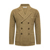 Knitted Double Breasted Jacket Trida Camel
