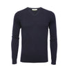 Men´s Cashmere V Neck Sweater - Hommard Dk Navy