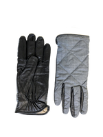 Gloves Nappa Leather with Wool Glen Check vertical
