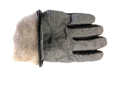 Gloves Nappa Leather with Wool Glen Check inside