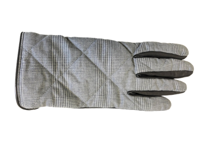 Gloves Nappa Leather with Wool Glen Check single