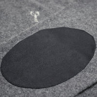Charcoal Grey Men´s Cashmere Zipper Cardigan Porto - Hommard