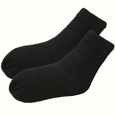 Cashmere Ribbed Socks Black pair