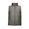 Men´s Bodywarmer puffer Vest in Wool Linen - Hommard