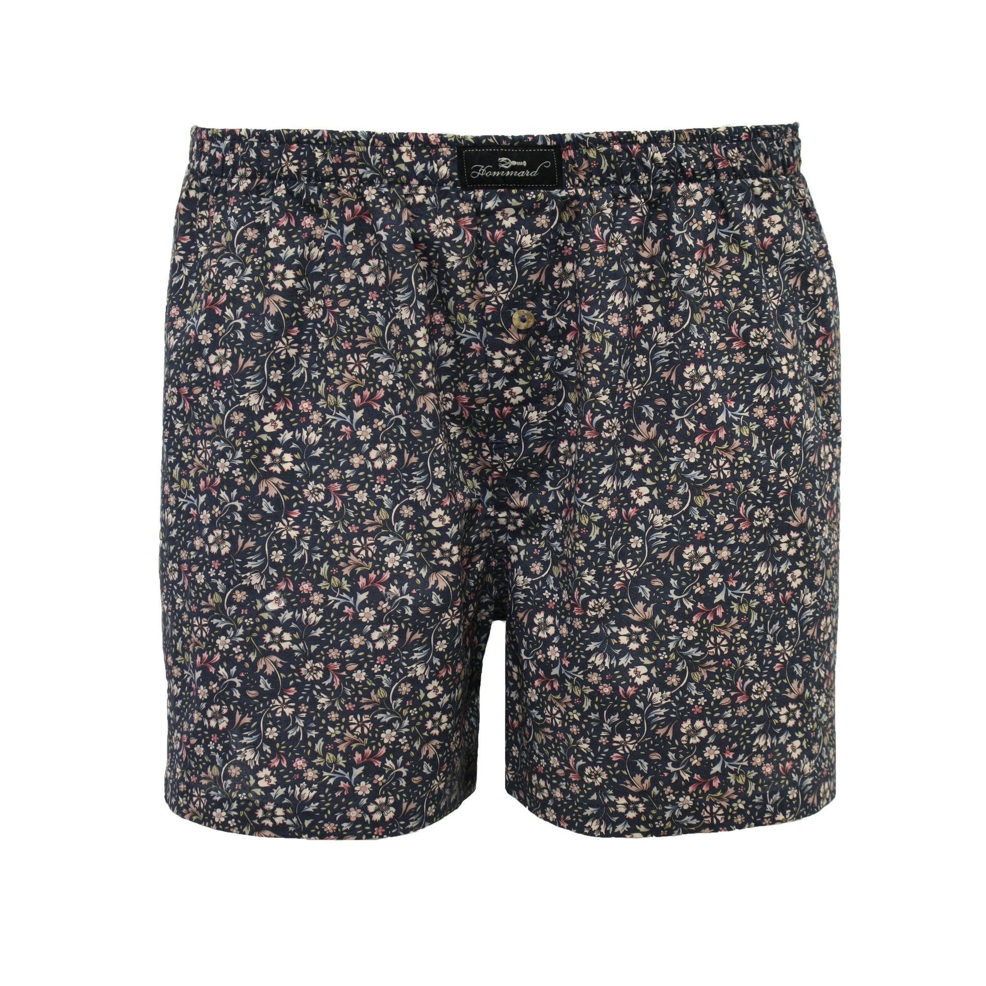 Mens woven top cotton boxer shorts
