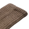 Cashmere Ribbed Socks Camel rib detail