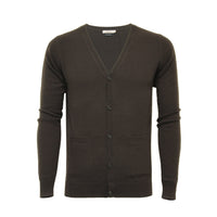 Chocolate Men´s Cashmere Cardigan - Hommard